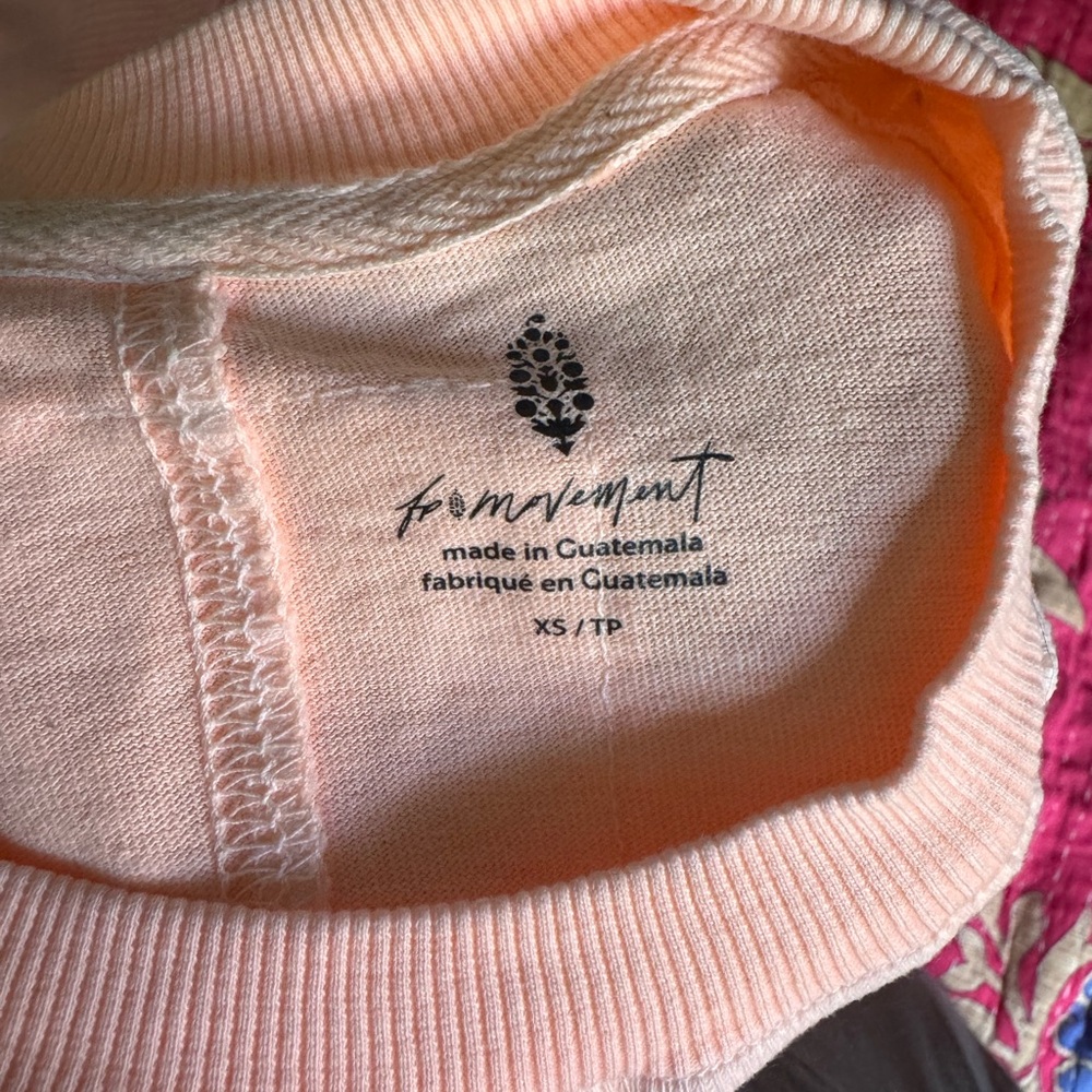NWOT FP Movement by Free People Icon Tee in Pastel Peach - Picture 5 of 5